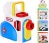 A collage of a children's toy projector and accompanying storybooks. Produktbild-Vorschau