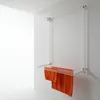 Wand-Wäscheständer mit Gitter, ideal für Balkon, Bad oder Produktbild-Vorschau 1