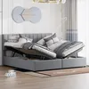 A bedroom scene with a bed and decorative elements. Produktbild-Vorschau