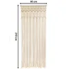 Kobolo Türvorhang Makramee LACE beige 132 Stränge 95x210cm Produktbild-Vorschau 3