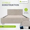 Juskys Polsterbett Nizza 140x200 cm mit Matratze - Produktbild-Vorschau 7