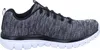 A side view of a black and gray Skechers shoe against a white background. Anteprima dell’immagine prodotto