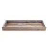 Houten kersttafelonderzetter, shabby wit met rand, groot - Productafbeelding-voorbeeld 6