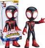 A toy figure of Miles Morales Spider-Man in its packaging and displayed separately. Podgląd zdjęcia produktu