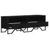 vidaXL TV-kast, zwart, 122x34x41 cm, houtvezel Productafbeelding-voorbeeld 6