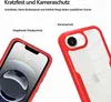 Close-up shots of a red phone case highlighting its protective features. Produktbild-Vorschau