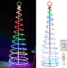 LED spirálový vánoční stromek Stmívatelné RGB světlo na Náhled obrázku produktu 1