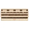 4-delig legnest, 106x40x45 cm, massief hout, grenen Productafbeelding-voorbeeld 4