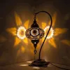 Handgemachte türkische Tischlampe im Bogenmodell in Braun – Produktbild-Vorschau 2