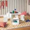 sweeek - Kindertisch mit Tafel und 4 Hocker - Weiß Produktbild-Vorschau 7