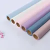Matte Blumenfolie - „Matte 90er“ - Pfirsich - Rolle 58 cm x Produktbild-Vorschau 2
