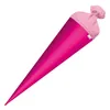 Bastel-Schultüte groß pink - 70 cm rund - extra stabil Produktbild-Vorschau 4