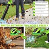 Laubbläser Elektrischer Kabelloser Laubbläser mit 2 Akkus Produktbild-Vorschau 3