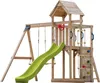 AXI Moos Spielturm aus Holz mit 2 Schaukeln & Strickleiter Produktbild-Vorschau 1