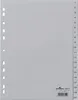 Durable 6522 Indice a 10 numeri - PP, 1 - 20, grigio, A4, Anteprima dell’immagine prodotto 2
