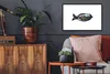 MuchoWow® MuchoWow® Gerahmtes Poster Schwarz - Fisch - Produktbild-Vorschau 2