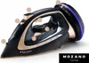 A product shot of a cordless steam iron with numbered callouts highlighting its features. Produktbild-Vorschau