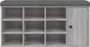 vidaXL Lavice na boty šedá Sonoma 102x32x50 cm Materiál na Náhled obrázku produktu 5