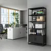 Libreria con armadio "Hailuoto" 80 x 40 x 180 cm con 4 Anteprima dell’immagine prodotto 5