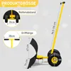 ALIGHTUP Schneeschieber mit Rädern, Stahlschaufel 74cm, Produktbild-Vorschau 6