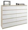 Komoda 160 cm 10 zásuvek skříňka FRAMIRE R-160-S10 sonoma Náhled obrázku produktu 7
