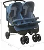 vidaXL Geschwisterwagen Marineblau Stahl Produktbild-Vorschau 7