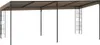 DELUKE® Gartenpavillon Pergola LYMP | 6x3 m Taupe Stoff | Produktbild-Vorschau 6