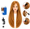 Główka głowa treningowa fryzjerska Jessica włos ludzki 60 Podgląd zdjęcia produktu 1