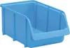 A blue plastic storage bin is shown from a slightly elevated side angle. Anteprima dell’immagine prodotto