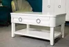 Table Basse Shine 90 X 60 X 47 Cm En Bois Blanc - Table Voir les images du produit 8