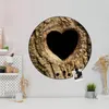 Design Stahlmagnettafel Schwarz Rund 47cm Baumherz Produktbild-Vorschau 1