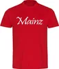 multifanshop Kinder T-Shirt - Mainz - Schriftzug, rot, Produktbild-Vorschau 1