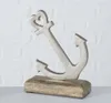 Deko Aufsteller ANKER Holz 21 cm Deko Objekt Maritim Produktbild-Vorschau 1