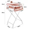 Faltbare Babybadewanne mit Ständer, XL Baby Badewanne Produktbild-Vorschau 7