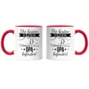 Nur Die Besten Papas Werden Zum Opa Befördert Tasse Rot Produktbild-Vorschau 3