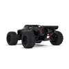 A black remote-controlled monster truck is shown from a rear-side angle against a white background. Náhľad obrázku produktu
