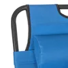Springos Gartenliege, Blau, klappbar, Metall und Produktbild-Vorschau 3