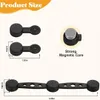 Product size chart showing dimensions of magnetic clips for an air fryer. Produktbild-Vorschau
