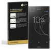 A product box for a screen protector is shown next to a smartphone. Produktbild-Vorschau