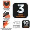 NEO TOOLS Ponceuse excentrique, 350W Ponceuse, 6 vitesses, Voir les images du produit 2