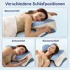 1ks krční polštář z paměťové pěny, 2 v 1 ergonomický Náhled obrázku produktu 9