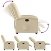 vidaXL Poltrona relax in tessuto crema Anteprima dell’immagine prodotto 6