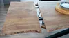 Esstisch 160(260)x90cm mit Ansteckplatten, Baumkante massiv Produktbild-Vorschau 4
