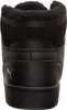 The back view of a black Puma high-top sneaker with a fur lining. Produktbild-Vorschau