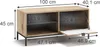 Ławka na buty Vicco Eliza Viking Oak 100 x 45 cm z drzwiami Podgląd zdjęcia produktu 2