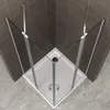 i-flair Eck Duschkabine 80x80x180 cm aus durchsichtigem 6 Produktbild-Vorschau 4