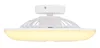 Stropný ventilátor Globo Lighting kovovo biely, LED Náhľad obrázku produktu 2