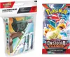 A product shot showing a Pokémon mini portfolio and a Pokémon trading card game booster pack. Náhled obrázku produktu