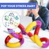 6 Stück Tangle Fidget Toy, Fidget Toys Set, Zappelspielzeug Produktbild-Vorschau 2