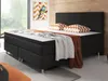Boxspringbett B001 180x200 cm Webstoff Schwarz Produktbild-Vorschau 2